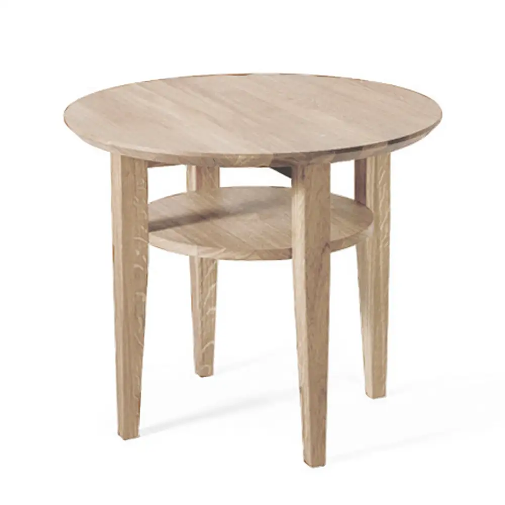 Tango Sohvapöytä Ø60 cm valkoöljytty tammi 