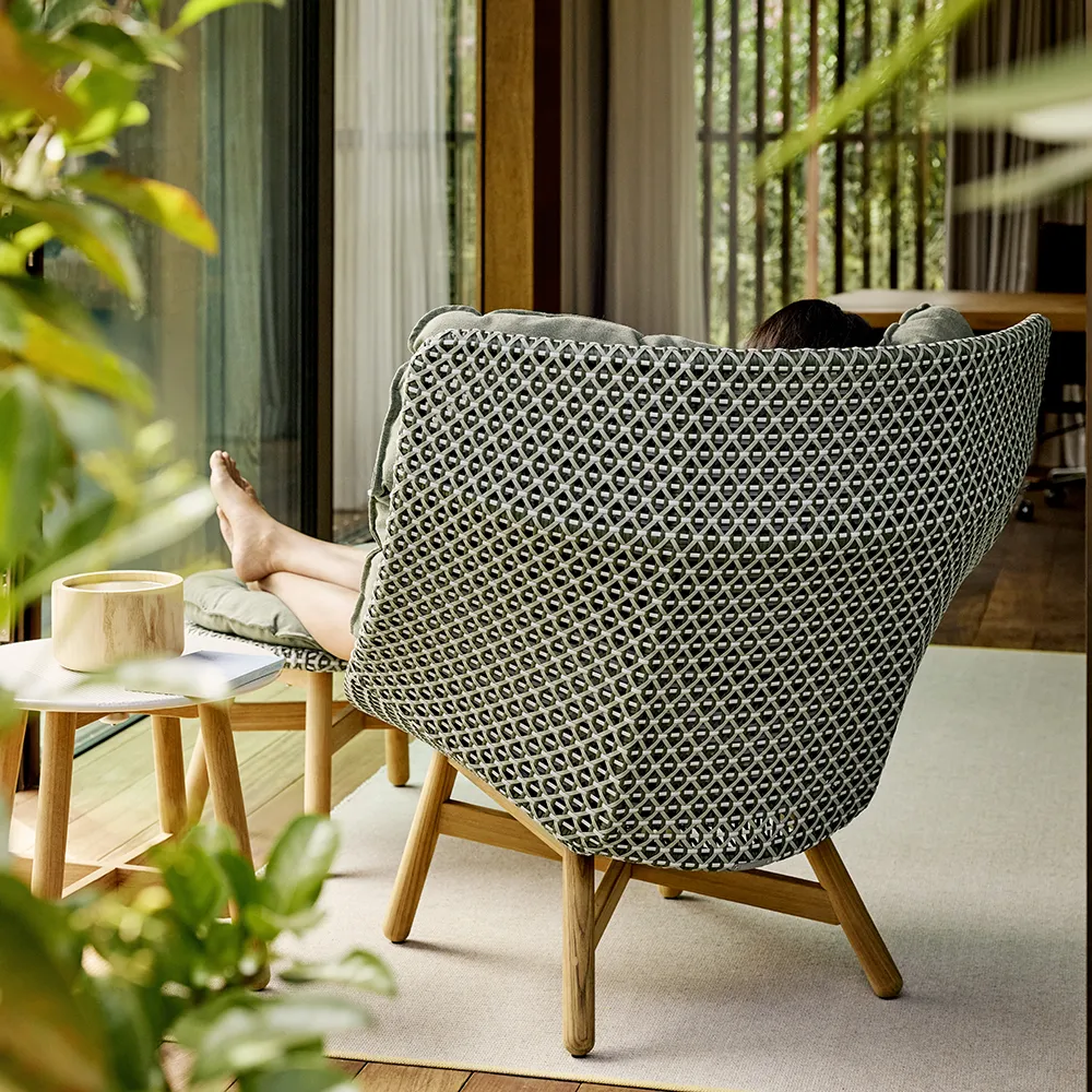 Mbrace wingchair tiikki AY5 teak 0205 pepper 0115