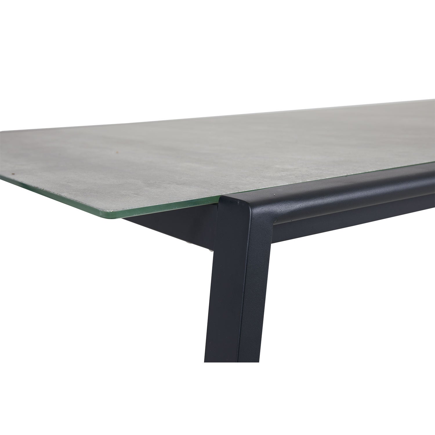 Lyra ruokapöytä 100 x 220 cm lasilla Brafab