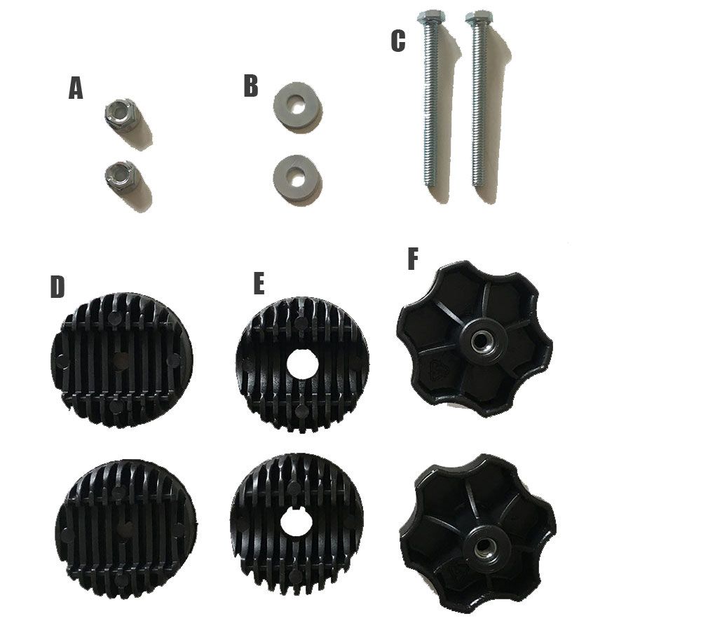 Ruuvisarja ja muoviprikat Wien pihakeinun katokseen musta Brafab