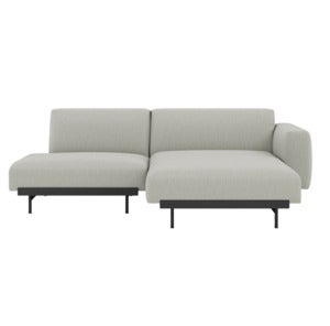  In Situ 2-istuttava modulaarinen sohva - Config 7 - Clay12/Musta