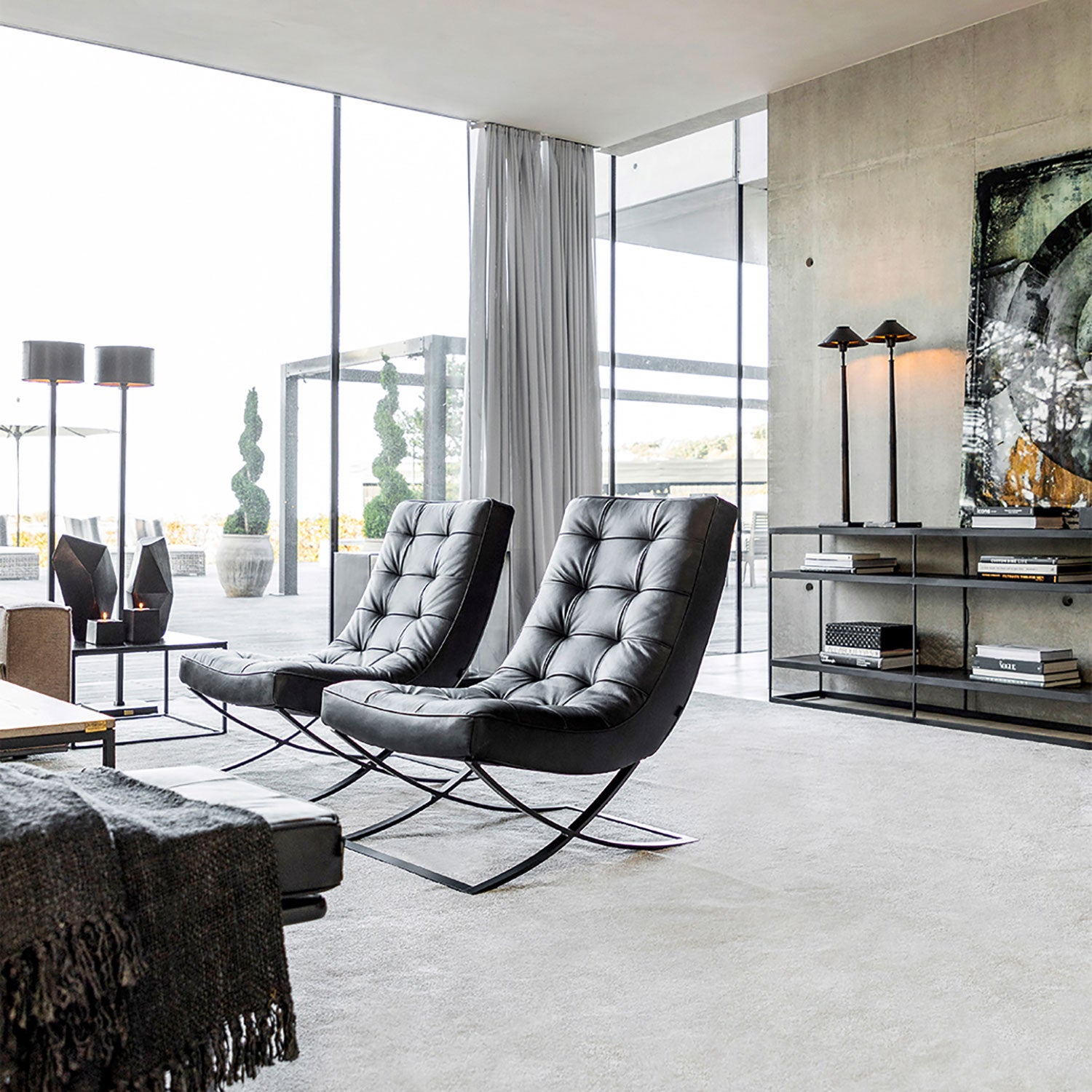 Brody nojatuoli musta Artwood