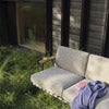 Settle 3-istuttava sohva Ribbed Weave 2/Dark Green