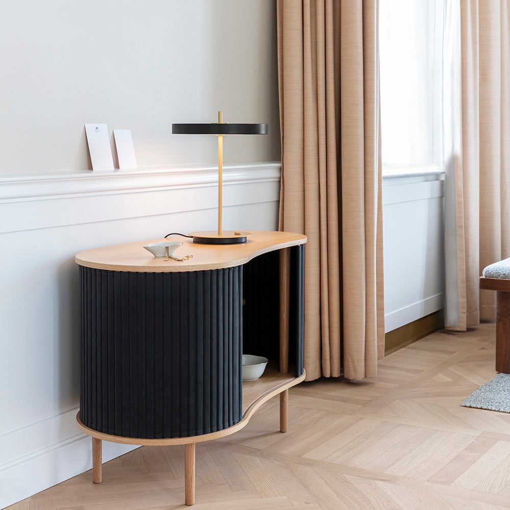 Asteria table Pöytävalaisin Ø 31 cm Black 