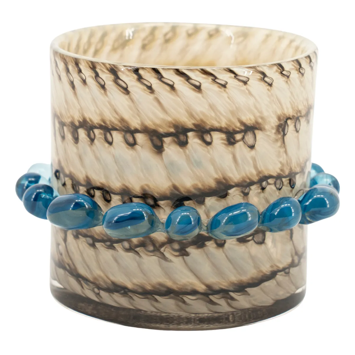 Tealight holder Dapple 10x10x10 cm lasi multicolour