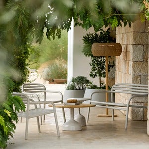 Illusion Glow lattiavalaisin m/natural Weave Teak