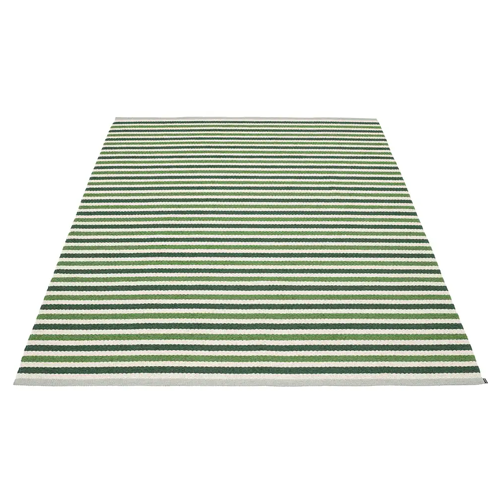Pappelina Teo matto 230×320 cm Dark Green/Grass Green/Vanilla