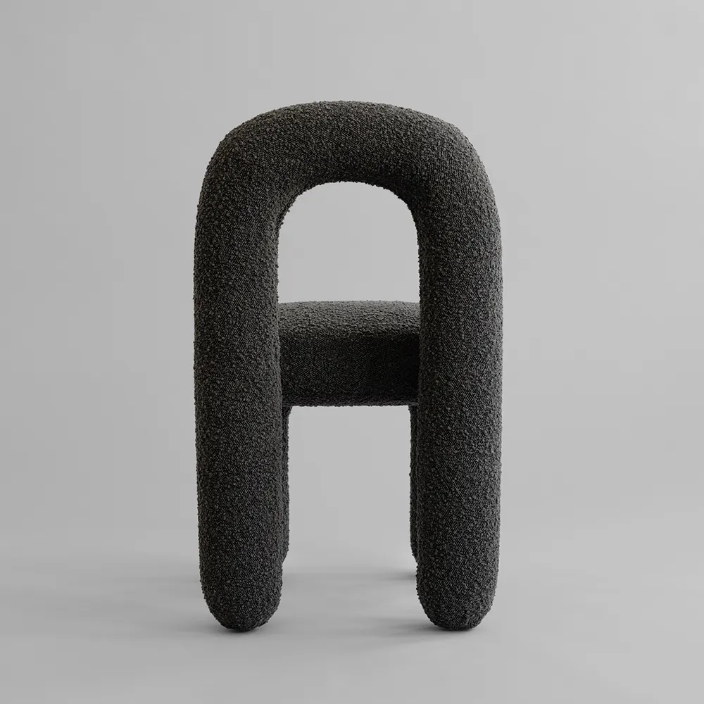  Daiku-ruokapöydän tuoli - Syvän harmaanruskea