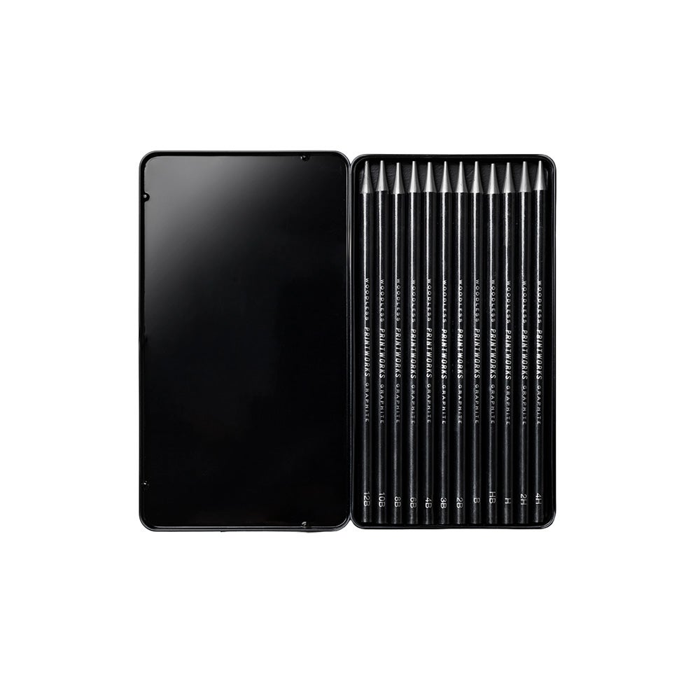 12  värillisiä kyniä - Graphite