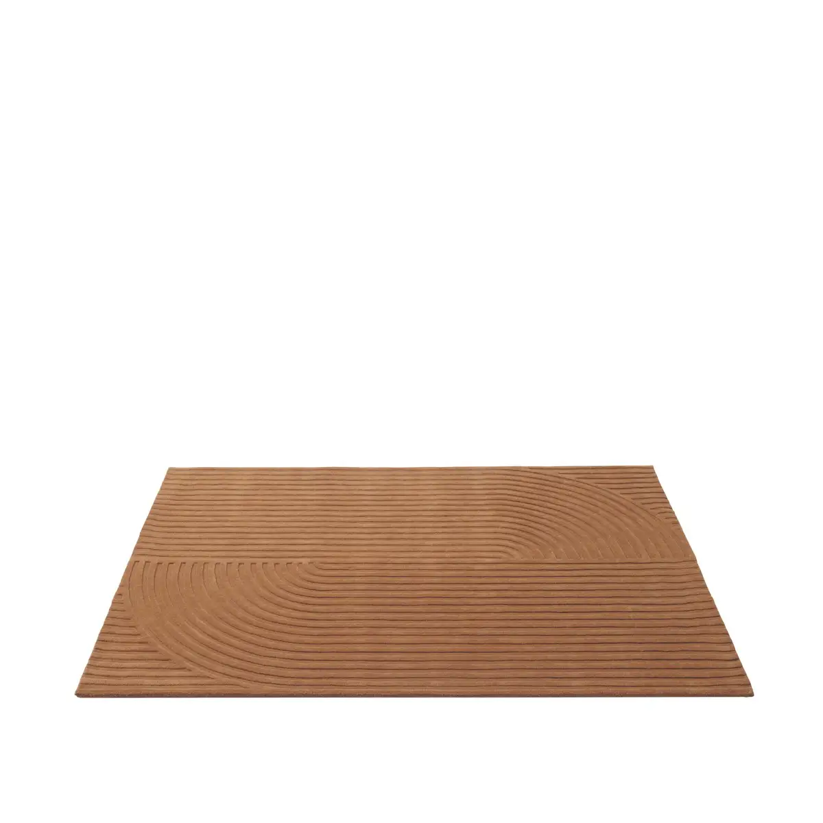 Relevo Matto Quattro - 170 x 240 cm - Burnt Orange