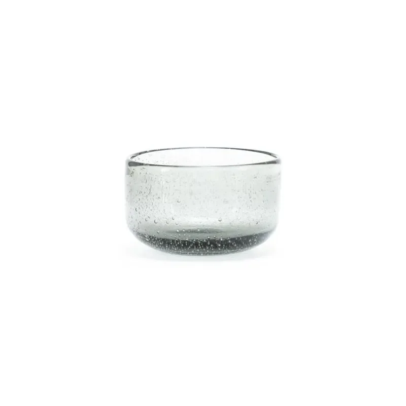 By-Boo, Bubble small kulho 9,3x9,3x6 cm lasi harmaa