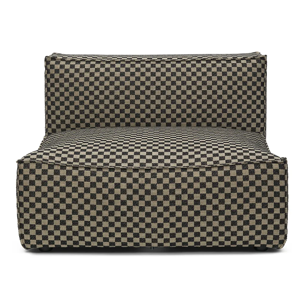Ferm Living, Catena Keskimoduuli 108 cm Check - Sand/Black | Alk. 2 271,00 €