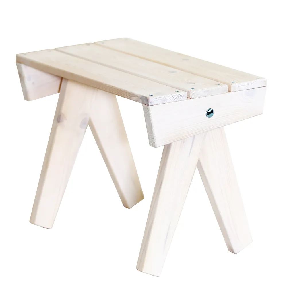 Granny Sivupöytä valkoinen öljytty mänty