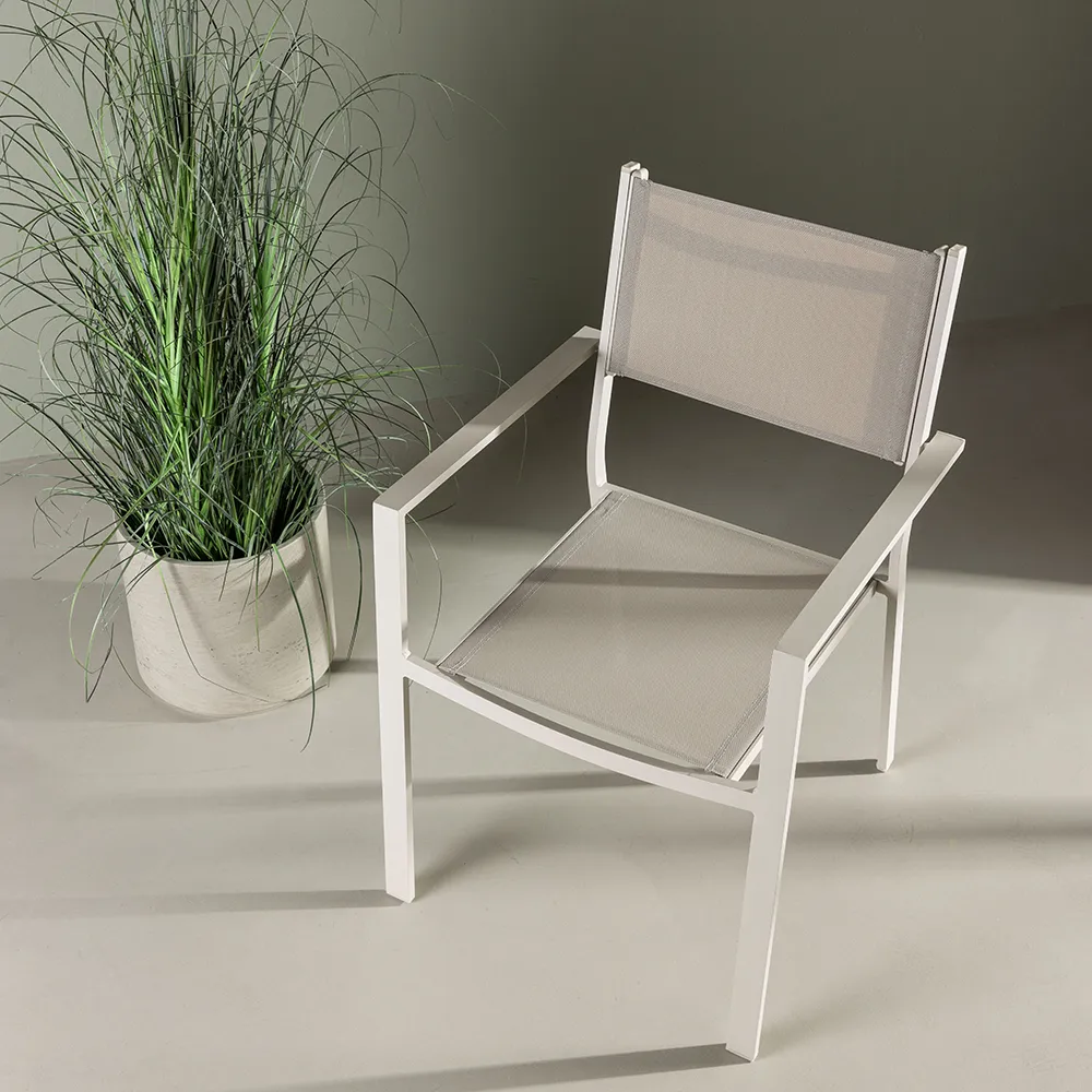 Copacabana ruokapöytätuoli Beige 2 kpl