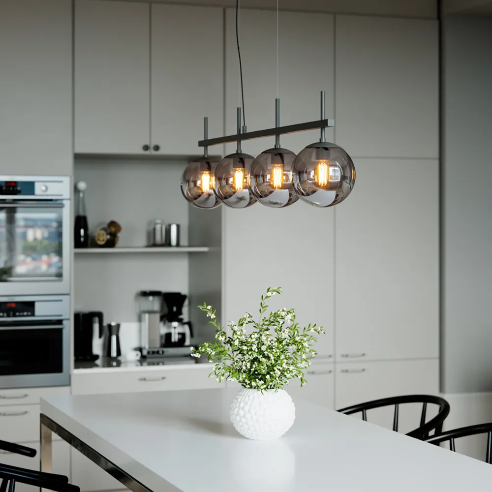 Boyle kattovalaisin 4 valoa Savunharmaa