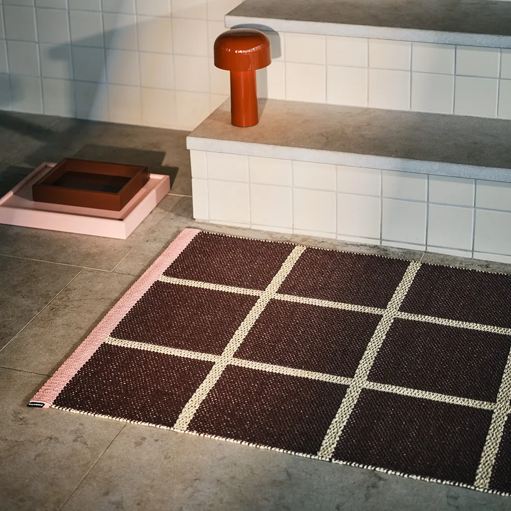 Kudottu Matto Criss Pop Burgundy