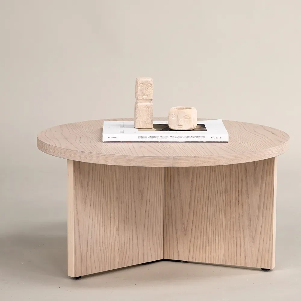 Saltö Sohvapöytä Ø85 cm Whitewash 