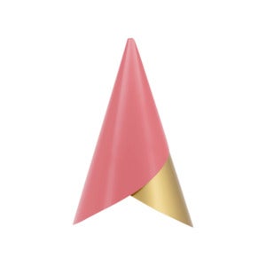 Cornet Lampunvarjostin Nuance Rose/Brass