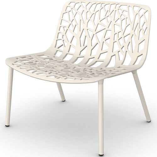 Forest loungenojatuoli Creamy White