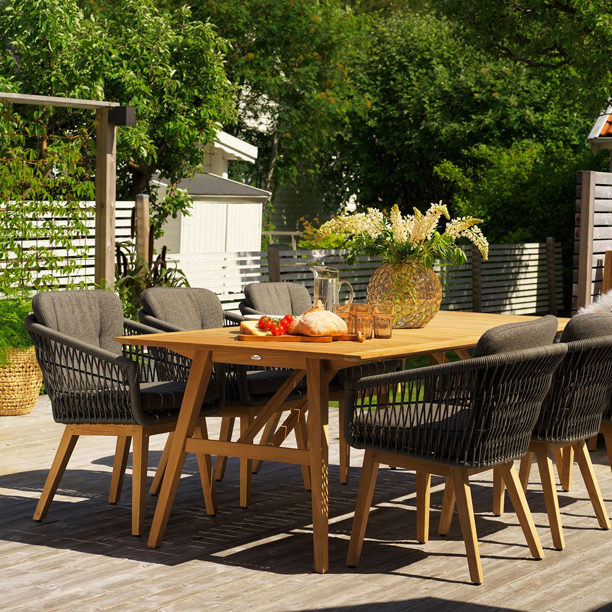 Kenton nojatuoli harmaa/harmaa Brafab