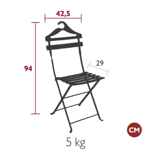 Bistro valet tuoli Acapulco blue