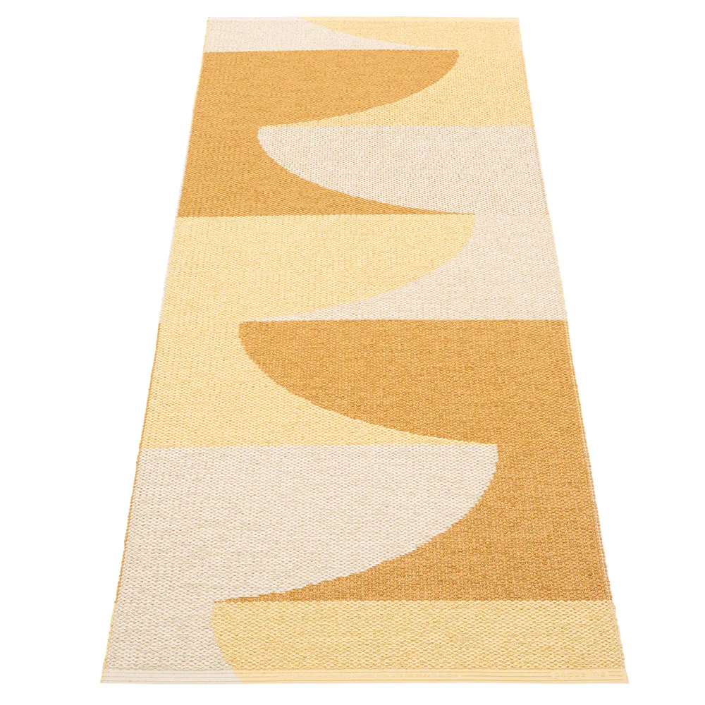 Hill matto Ochre/Pale yellow/Cream 70 x 180cm