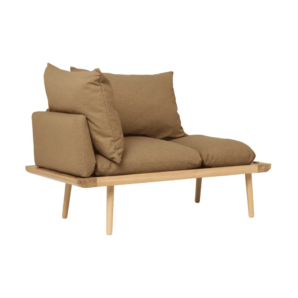 Lounge Around 1,5-paikkainen sohva Oak/Sugar Brown