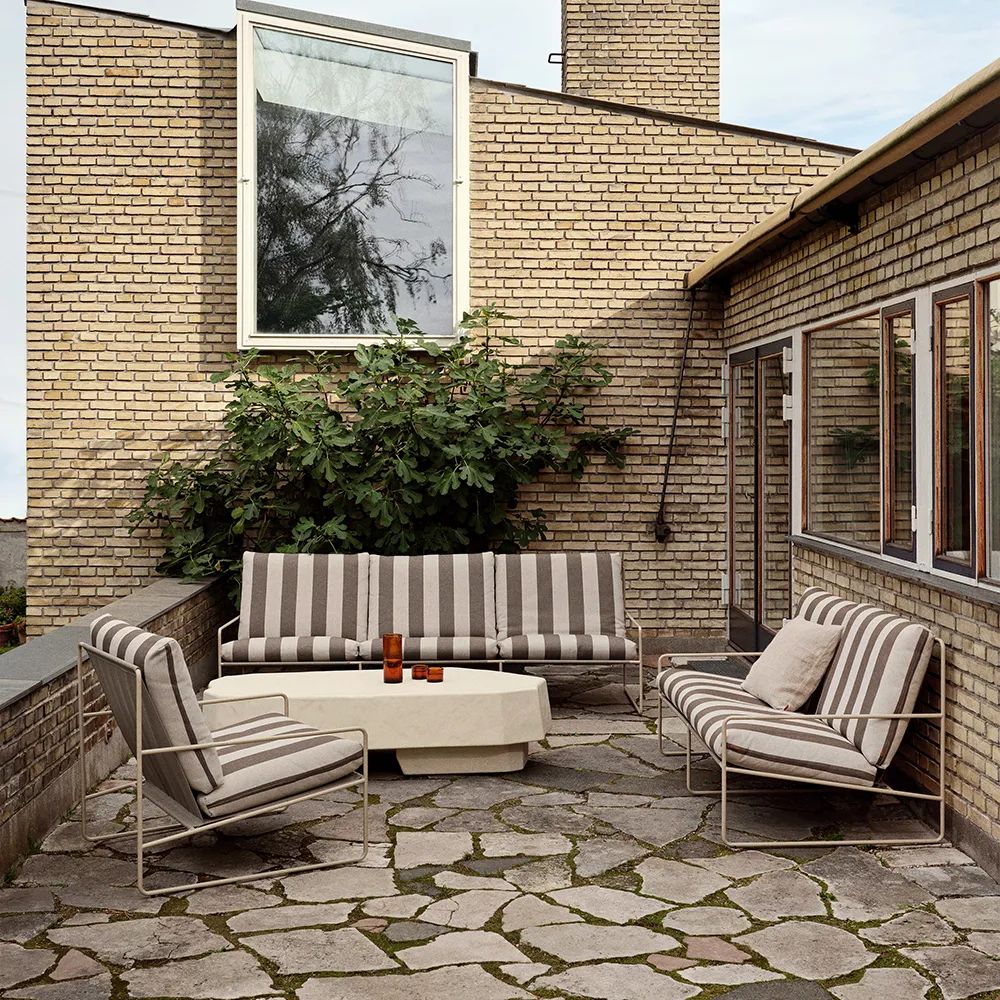 Desert Nojatuoli Stripe Black/Chocolate