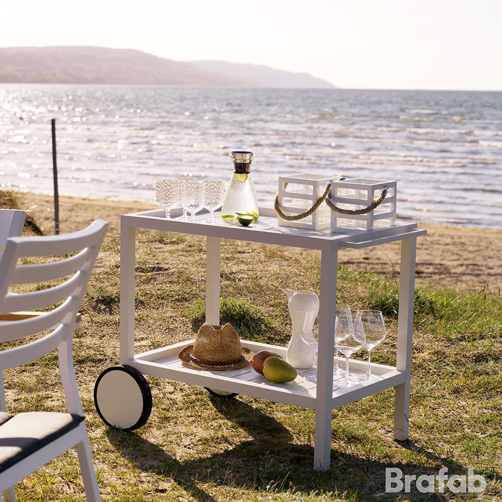 Belfort tarjoiluvaunu valkoinen Brafab