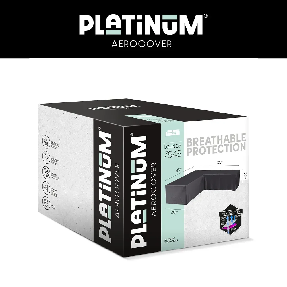 Kalusteen suojapeite kulmasohva 325/325 x 100 cm