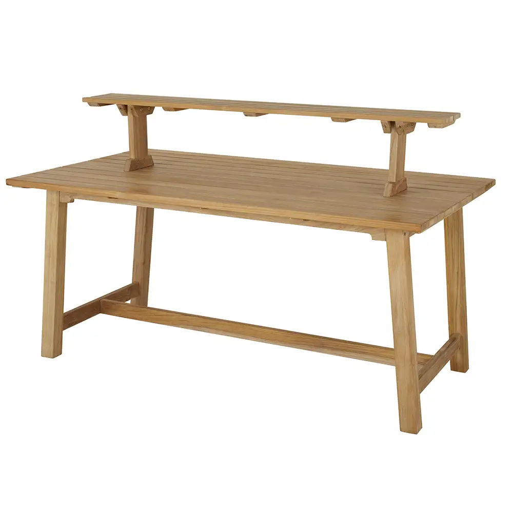 Keros pöytähylly tiikki Brafab