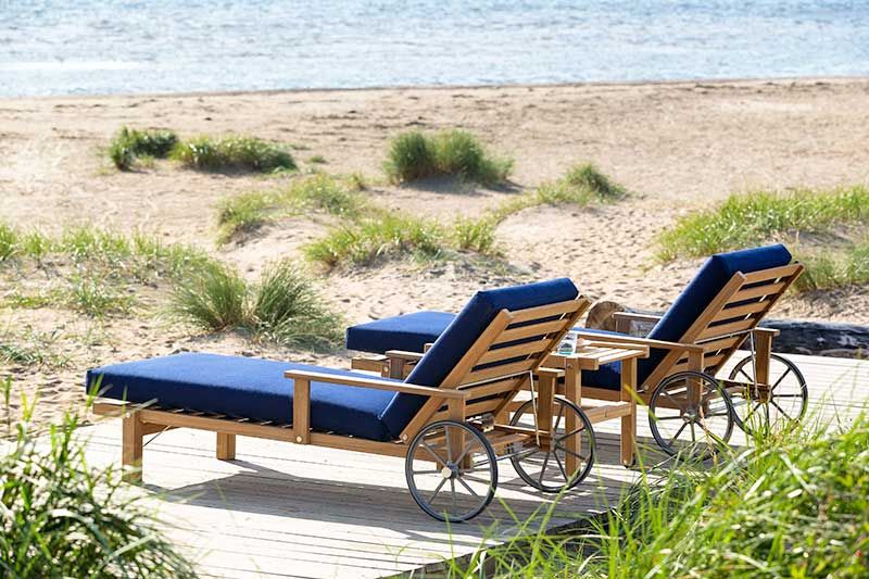 Waterproof Aurinkovuoteen pehmuste sininen 