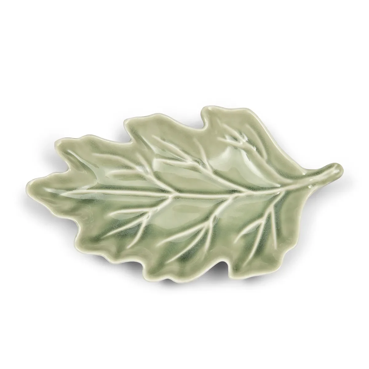 Riviera Maison, Lautanen Autumn Leaf 23,5x13,5 cm Green