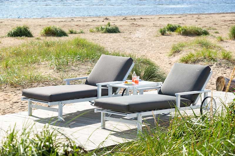 Waterproof Aurinkovuoteen pehmuste harmaa 