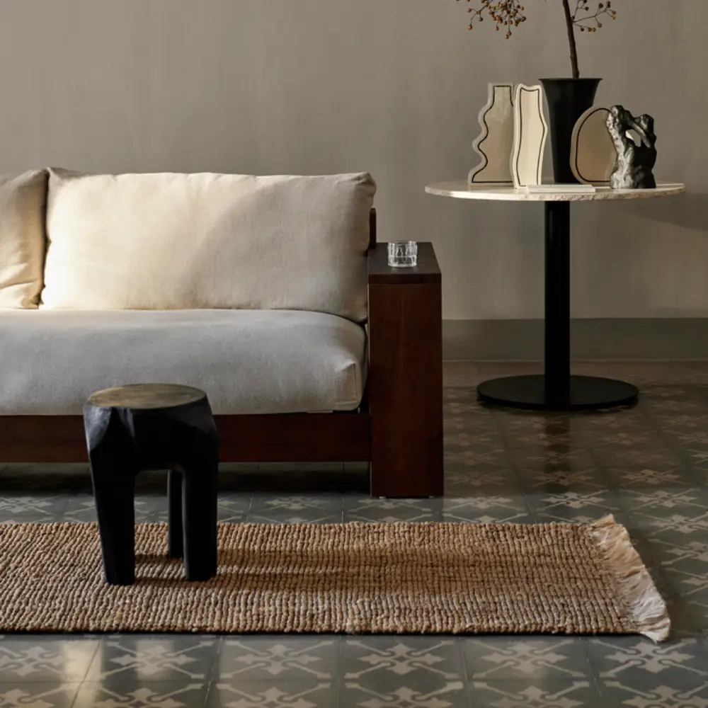 Käsin kudottu juuttimatto 80x250 cm