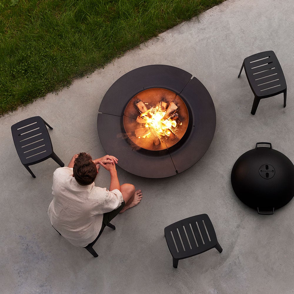 Ember Tulisija Iso Musta Valurauta