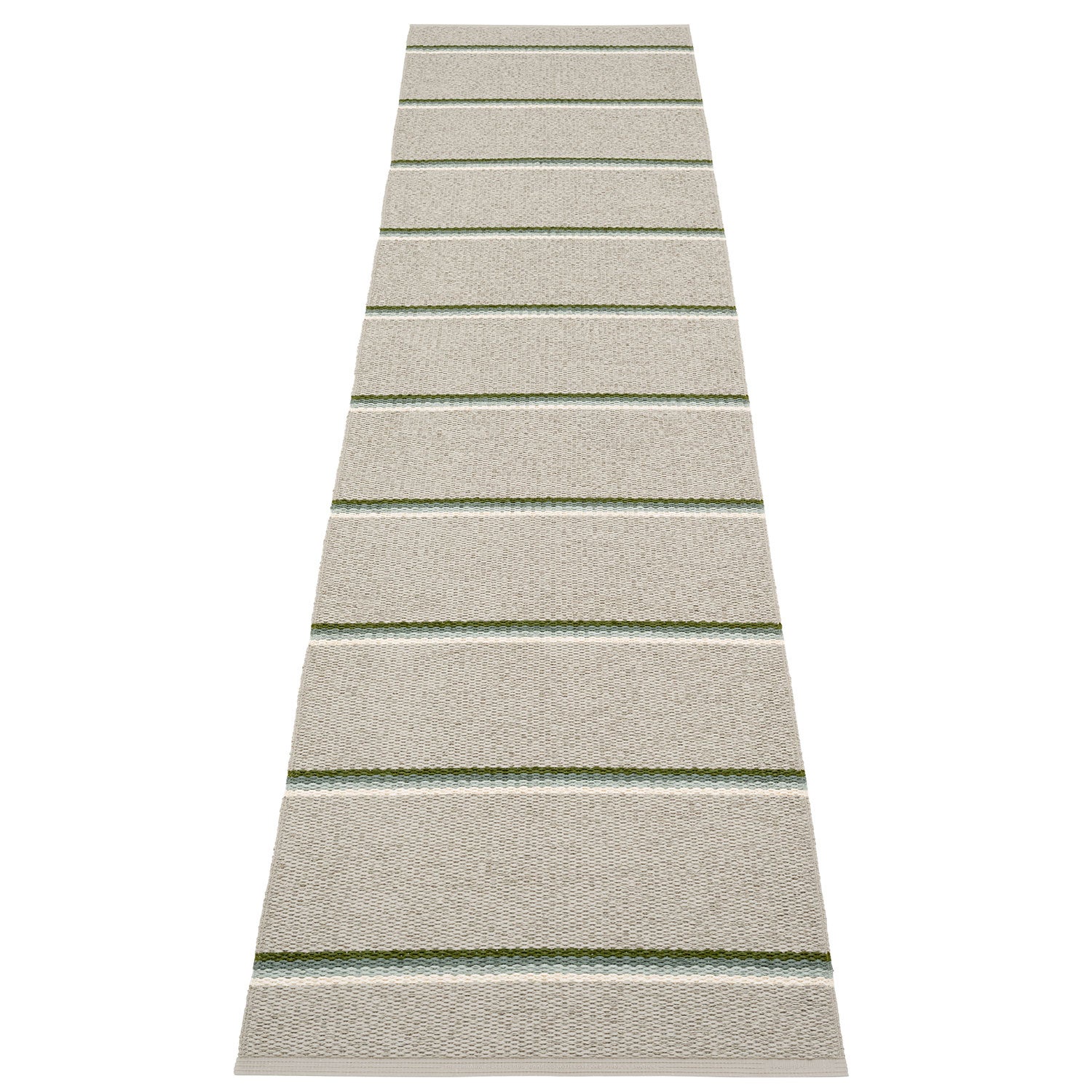 Olle matto 70x300 cm green / background linen 