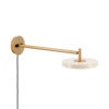 Asteria Wall Long Seinävalaisin Ø15 cm Pearl White