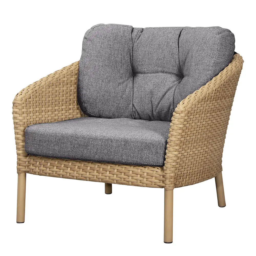 Ocean tyynysarja lounge-nojatuoliin Dark grey, Wove