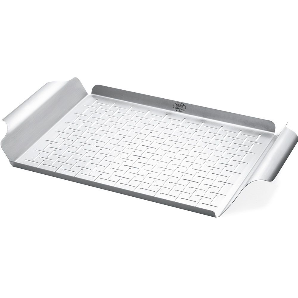 Grillipannu kalalle suorakulmainen teräs Weber