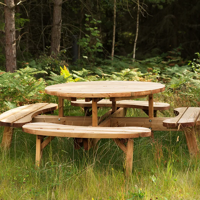 Hasselbro piknik-setti kyllästetty vihreä 