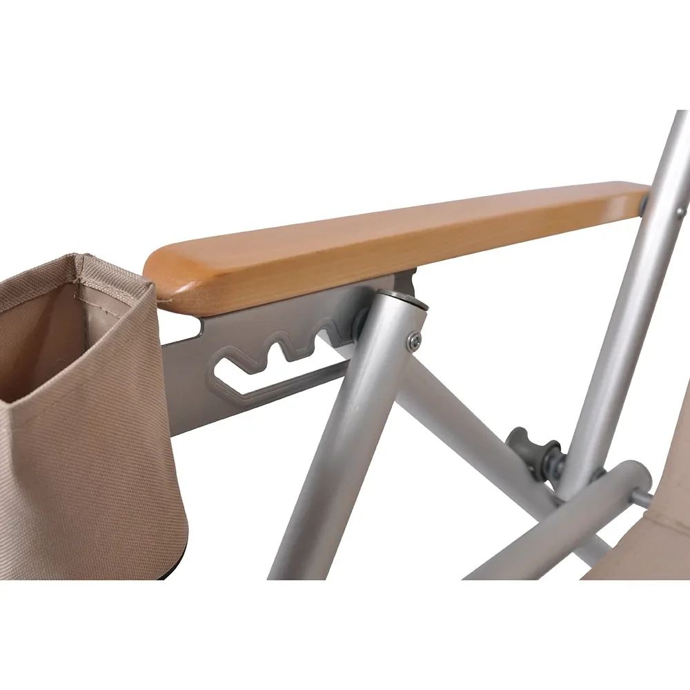 Roxy rantatuoli kylmälaukulla ja matkapuhelintaskulla beige