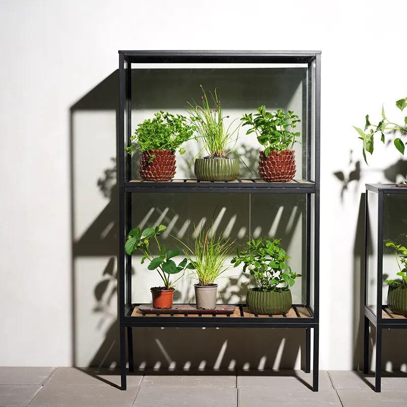 Grower Greens kasvikaappi   korkea  svart