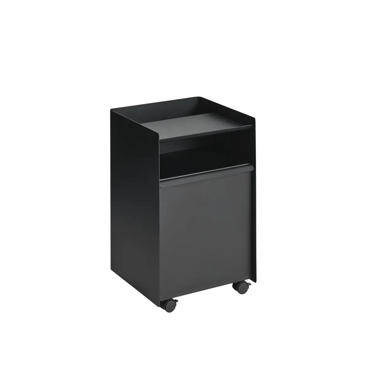 Muuto, Folded Trolley korkeus 61,5 cm, laatikko – musta