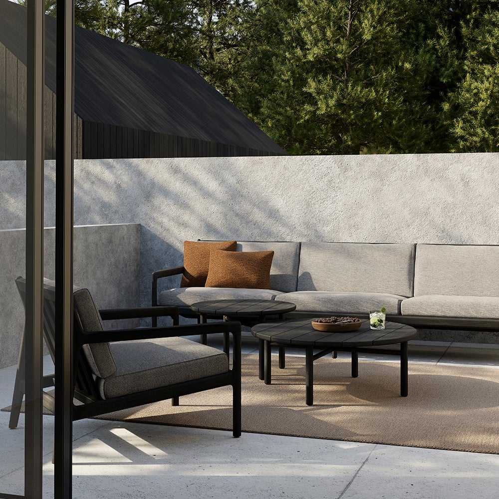 Quatro Sohvapöytä Ø95 cm Black