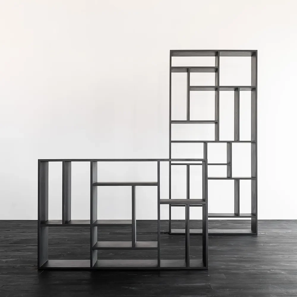 M Hylly 30x104 cm Musta tammi