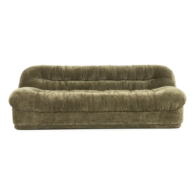 By-Boo, Sofa Nook - green 218x96x72 cm