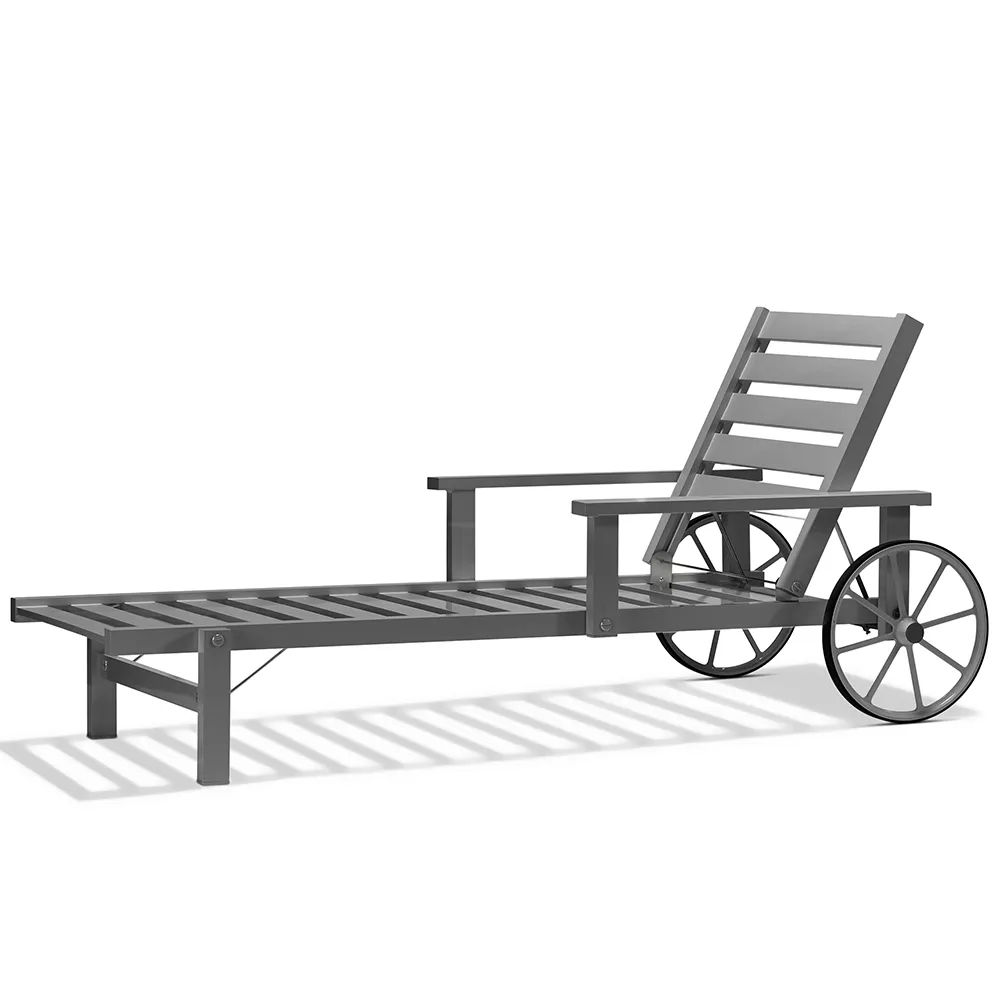 leposänky Alumiini harmaa 