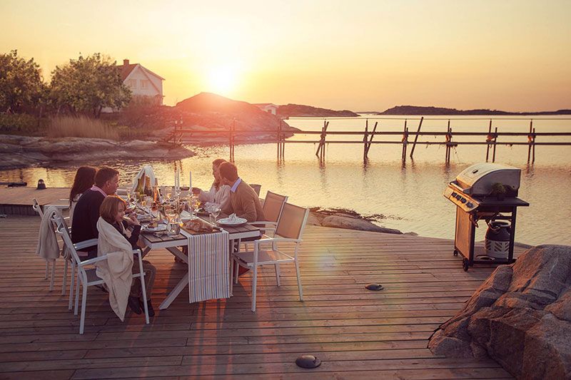 Leone ruokapöytä 100 x 200 cm valkoinen/harmaa Brafab