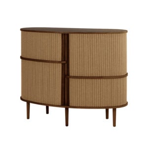 Audacious Highboard Kaappi tumma tammi/Sugar Brown